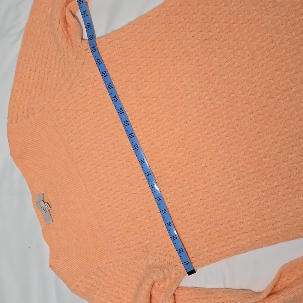 Loft Peach Color Tunic Sweater - Picture 5 of 7